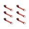 Tie 4 Safe 2" x 10' Lasso Strap w/ D Ring Auto Tie Down Wheel Lift Tow Truck Trailer Red, 6PK TWS21-510-W27-R-C-6 - alternate 1